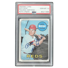 Pete Rose 1968 Topps Autograph Card #120