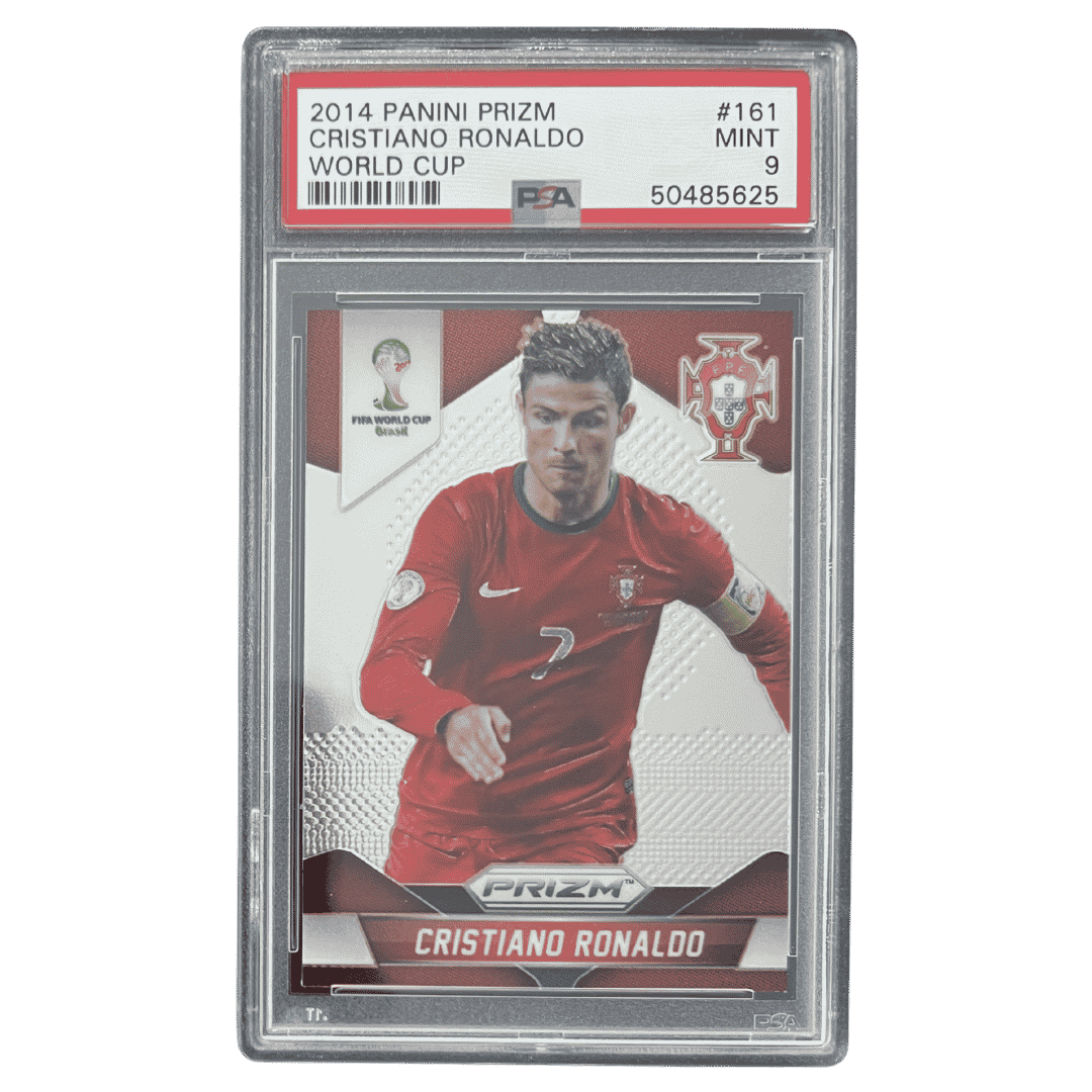 Christiano Ronaldo PSA 9 2014 Panini Prizm World Cup Card #161