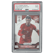 Christiano Ronaldo PSA 9 2014 Panini Prizm World Cup Card #161