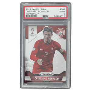 Christiano Ronaldo PSA 9 2014 Panini Prizm World Cup Card #161
