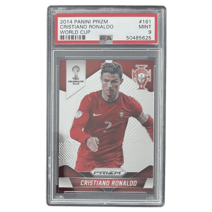 Christiano Ronaldo PSA 9 2014 Panini Prizm World Cup Card #161