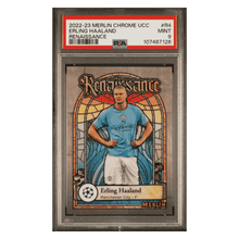 Erling Haaland PSA 9 2022-23 Topps Merlin Chrome UEFA Club Competitions Renaissance Card #R4