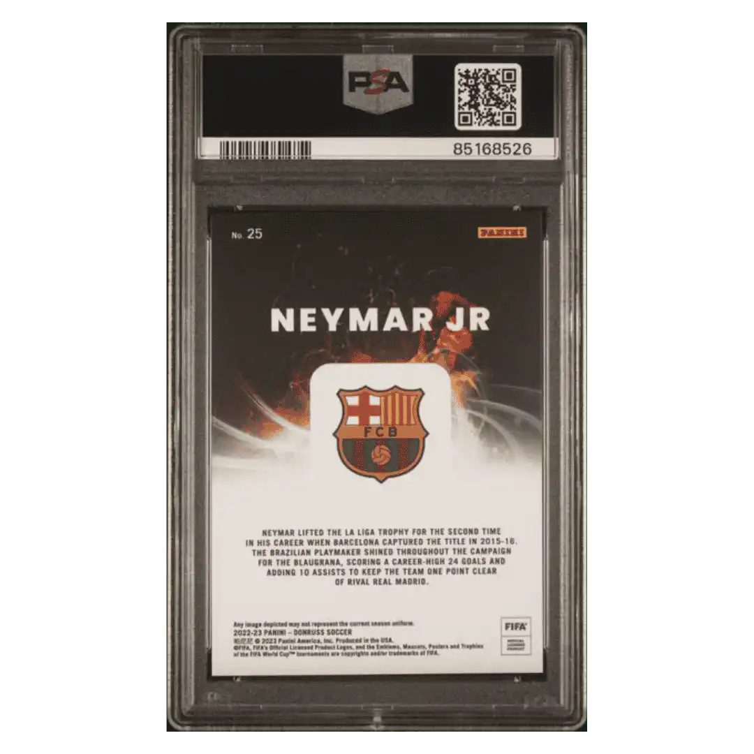 Neymar Jr PSA 9 2022-23 Panini Donruss FIFA Night Moves Card #25