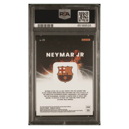Neymar Jr PSA 9 2022-23 Panini Donruss FIFA Night Moves Card #25