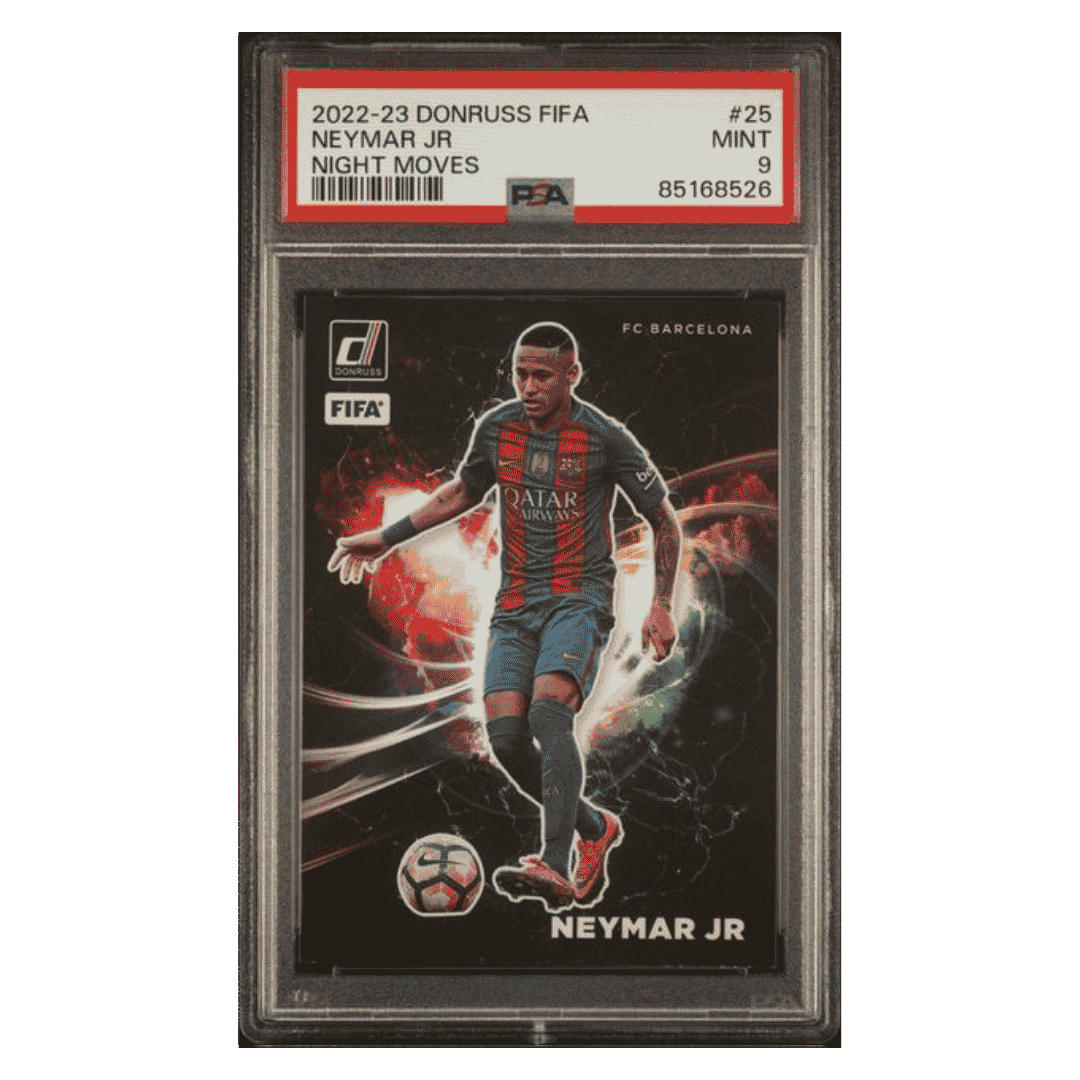 Neymar Jr PSA 9 2022-23 Panini Donruss FIFA Night Moves Card #25
