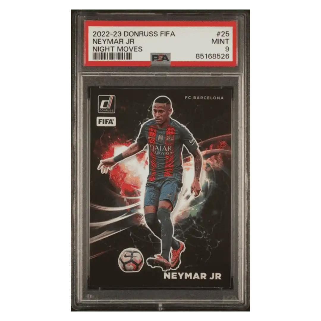Neymar Jr PSA 9 2022-23 Panini Donruss FIFA Night Moves Card #25