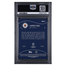 Lamine Yamal PSA 9 2023-24 Topps Chrome UEFA Club Competitions Wonderkids Rookie RC Card #WK3