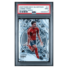 Lamine Yamal PSA 9 2025 Panini National Sports Collectors Convention Silver Pack National Insert #d/ 99 Card #LY