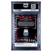 Diego Maradona PSA 9 2024-25 Panini Select FIFA Visionary SSP Card #18