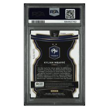 Kylian Mbappe PSA 10 2020 Panini Select UEFA Euro Blue Prizm #d/ 225 Card #51