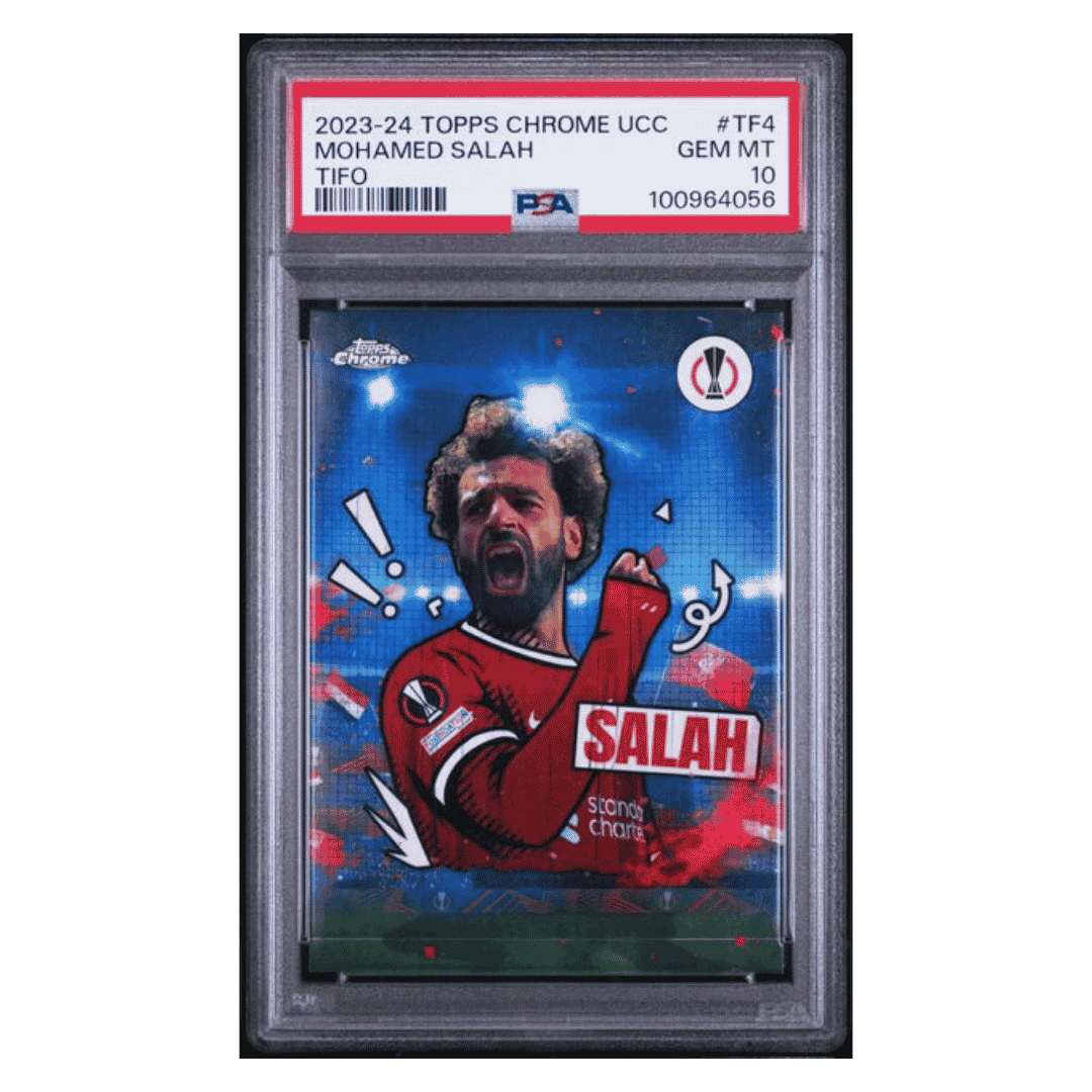 Mohamed Salah PSA 10 2023-24 Topps Chrome UEFA Club Competitions Tifo Card #TF4