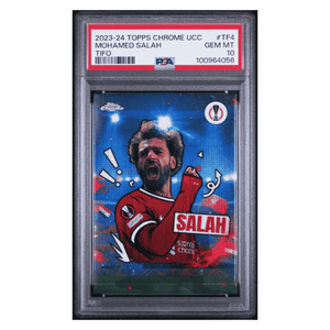 Mohamed Salah PSA 10 2023-24 Topps Chrome UEFA Club Competitions Tifo Card #TF4