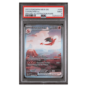 Charizard ex PSA 9 2023 Pokemon Mew Special Illustration Rare Card #199