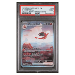 Charizard ex PSA 9 2023 Pokemon Mew Special Illustration Rare Card #199