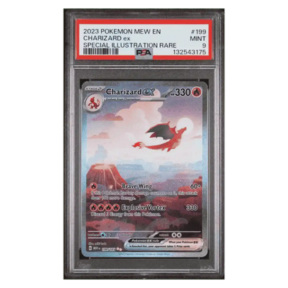Charizard ex PSA 9 2023 Pokemon Mew Special Illustration Rare Card #199