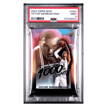 Victor Wembanyama PSA 9 2023 Topps Now Rookie RC Card #VW1