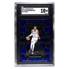 Victor Wembanyama SGC 10 2023-24 Panini Select Blue Retail Rookie RC Card #87