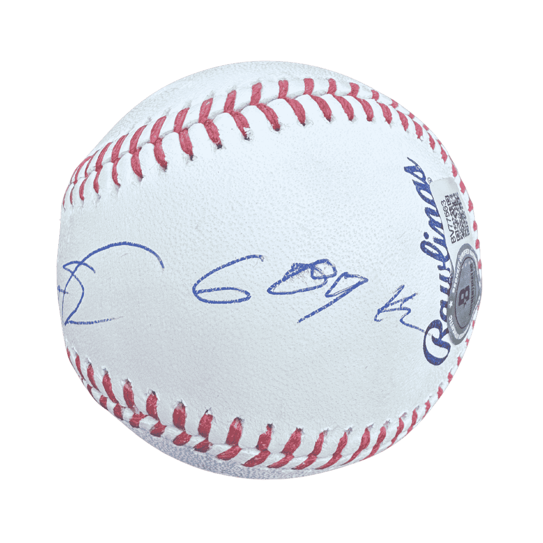 Sammy Sosa Chicago Cubs Autographed Official Major League Baseball with Inscription - Beckett COA