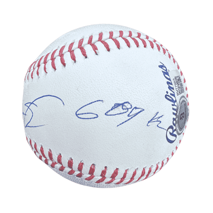Sammy Sosa Chicago Cubs Autographed Official Major League Baseball with Inscription - Beckett COA