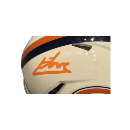 Colston Loveland Chicago Bears Autographed Mini Retro Helmet - JSA COA
