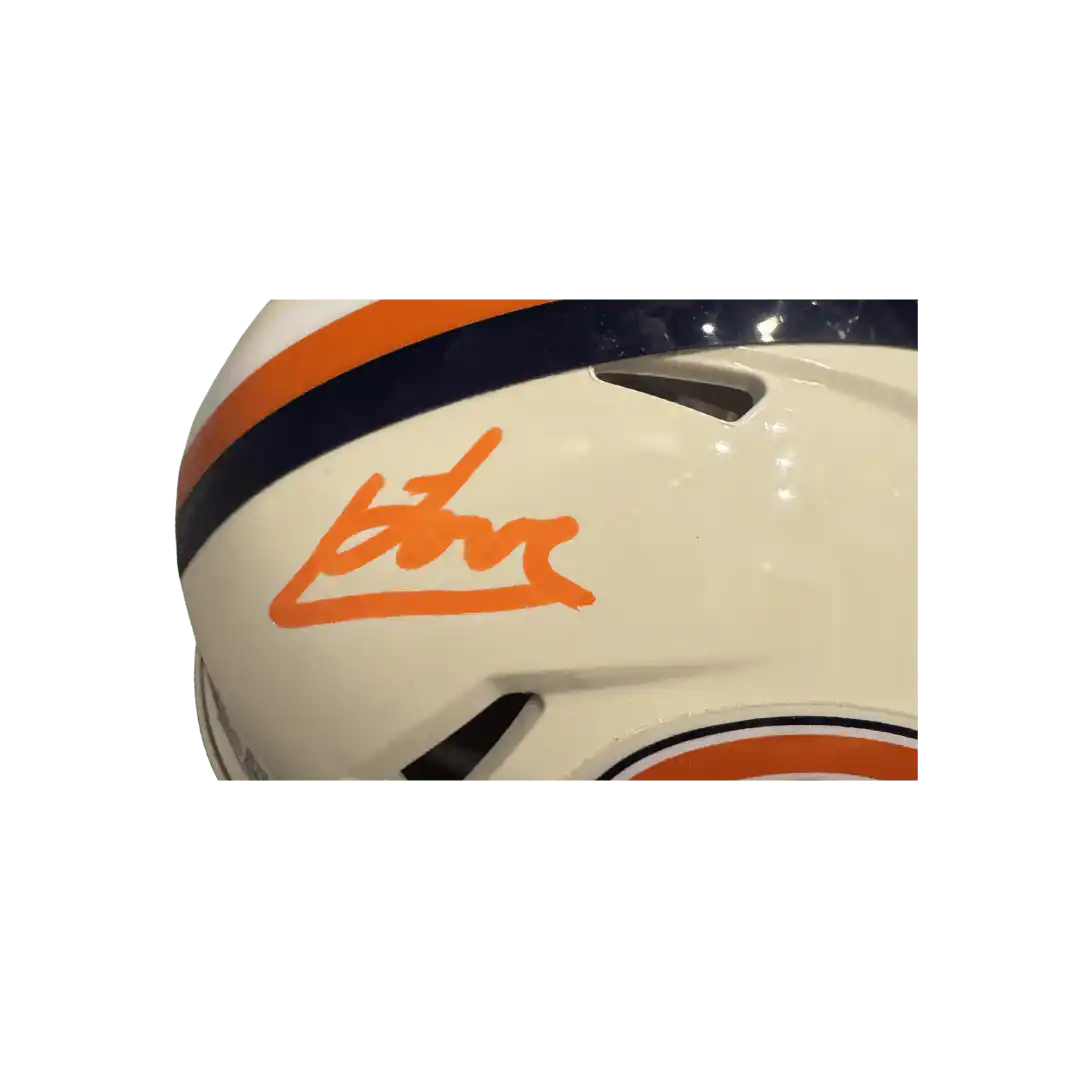 Colston Loveland Chicago Bears Autographed Mini Retro Helmet - JSA COA