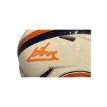 
Colston Loveland Chicago Bears Autographed Mini Retro Helmet - JSA COA — Back