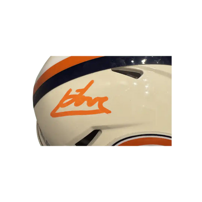 Colston Loveland Chicago Bears Autographed Mini Retro Helmet - JSA COA