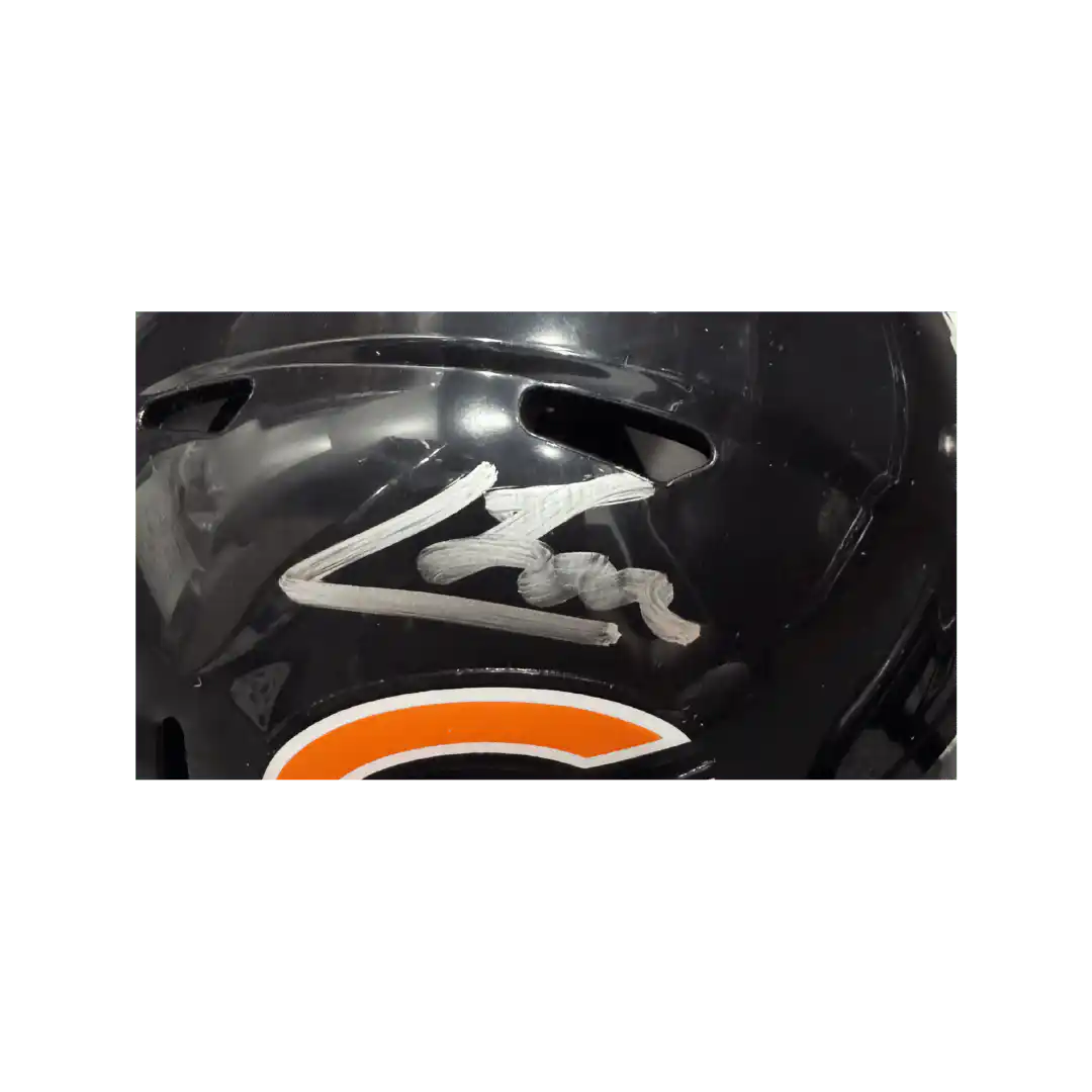 Colston Loveland Chicago Bears Autographed Mini Helmet - JSA COA