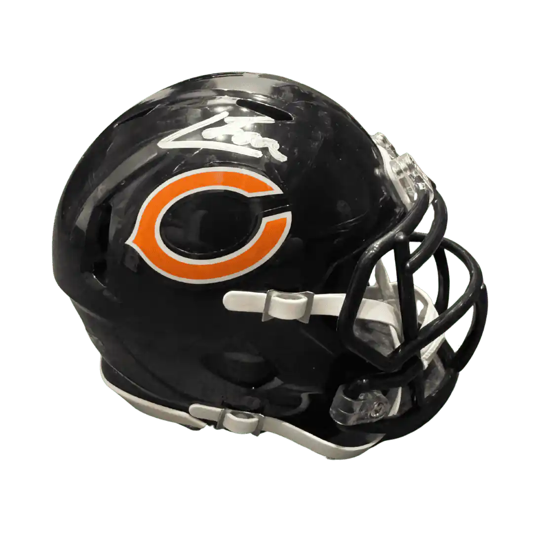 Colston Loveland Chicago Bears Autographed Mini Helmet - JSA COA