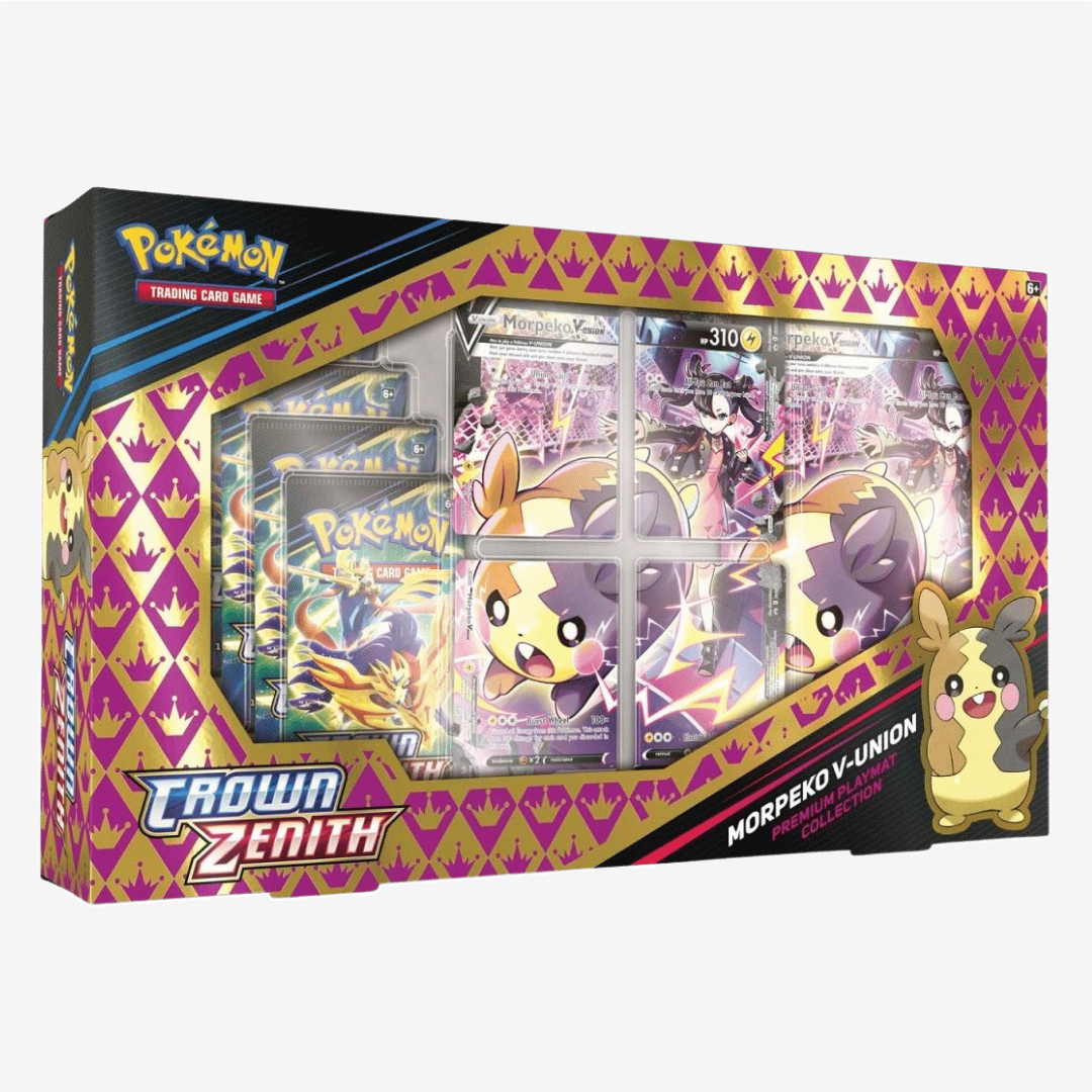 Pokemon TCG: Crown Zenith Morpeko V-UNION Premium Playmat Collection Box