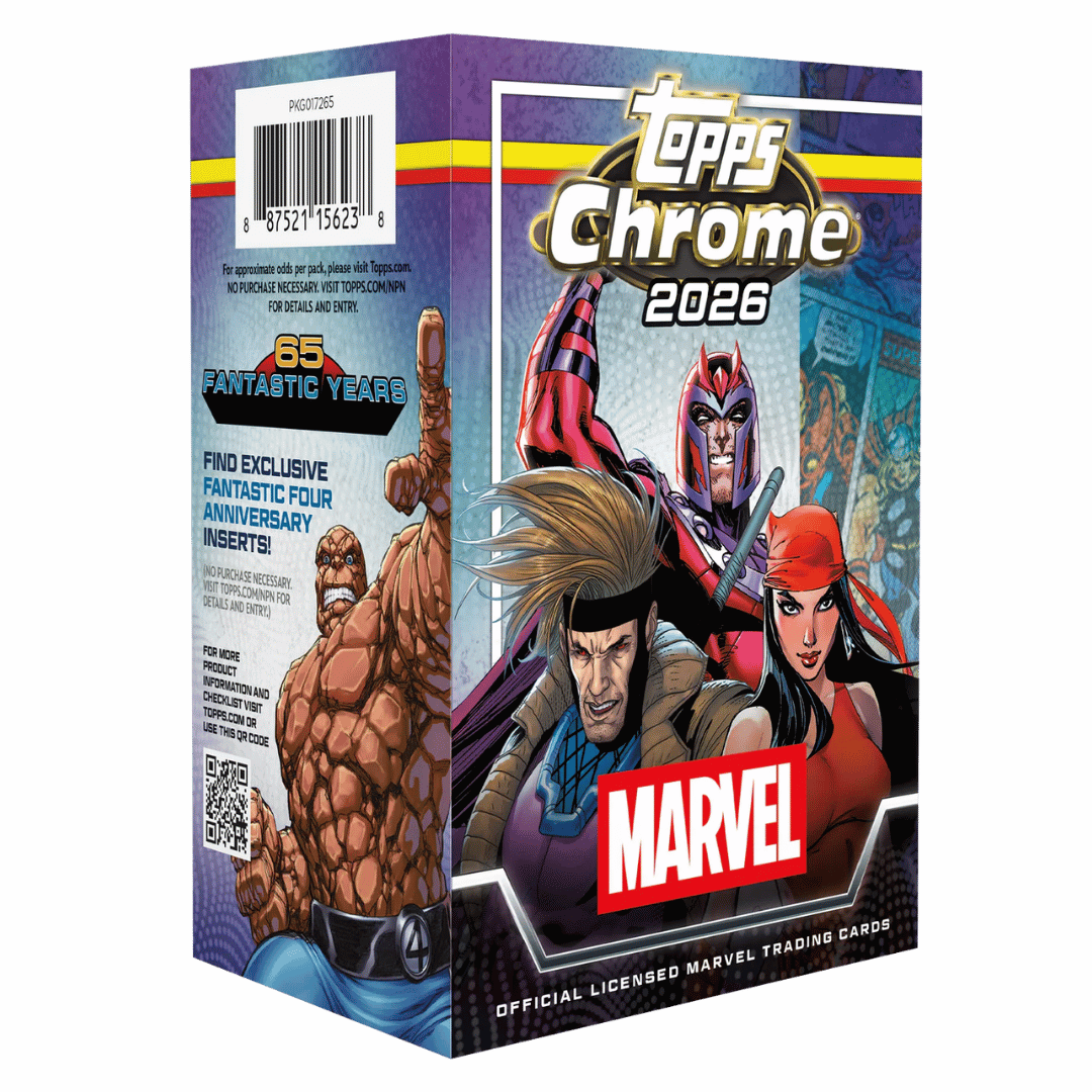 2026 Topps Chrome Marvel Blaster Box