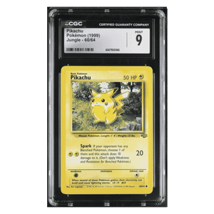 Pikachu CGC 9 1999 Pokemon Jungle Card #60/64