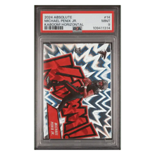 Michael Penix Jr PSA 9 2024 Panini Absolute Kaboom! Horizontal Rookie RC Card #14