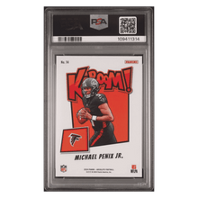 Michael Penix Jr PSA 9 2024 Panini Absolute Kaboom! Horizontal Rookie RC Card #14