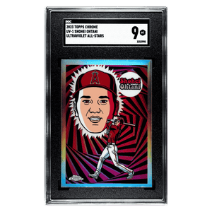 Shohei Ohtani SGC 9 2023 Topps Chrome Ultraviolet All-Stars Card #UV-1