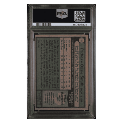 Ozzie Smith PSA 8 1979 Topps Rookie RC Card #116