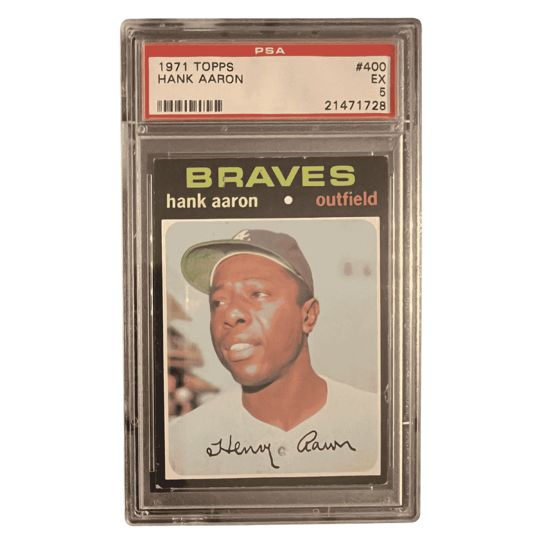 Hank Aaron PSA 5 1971 Topps Card #400