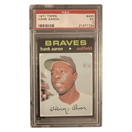 Hank Aaron PSA 5 1971 Topps Card #400