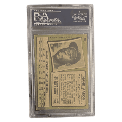 Hank Aaron PSA 5 1971 Topps Card #400