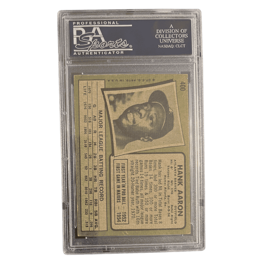 Hank Aaron PSA 5 1971 Topps Card #400