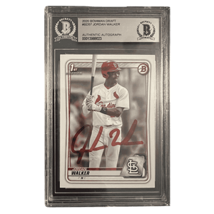 Jordan Walker 2020 Bowman Draft Autograph Rookie RC Card #BD-57