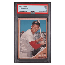 Stan Musial PSA 3 1962 Topps Card #50