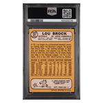 
Lou Brock PSA 3 1968 Topps Card