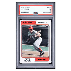 Pete Rose PSA 5 1974 Topps Card #300
