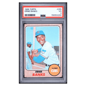Ernie Banks PSA 3 1968 Topps Card #355