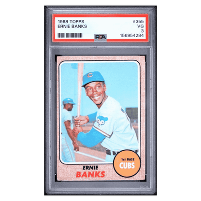 Ernie Banks PSA 3 1968 Topps Card #355
