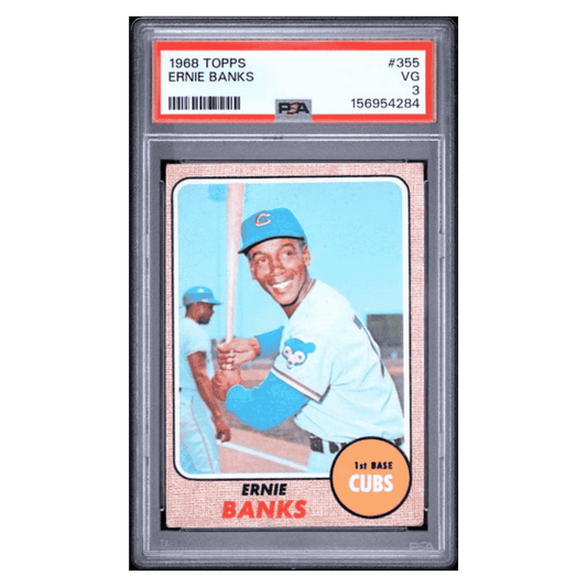 Ernie Banks PSA 3 1968 Topps Card #355