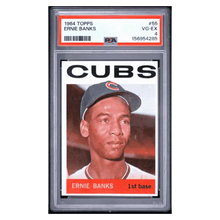 Ernie Banks PSA 4 1964 Topps Card #55
