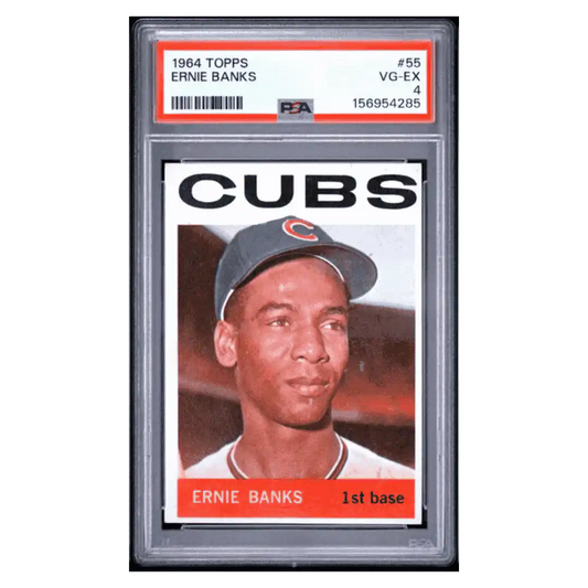 Ernie Banks PSA 4 1964 Topps Card #55