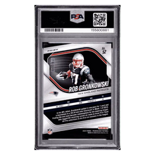 Rob Gronkowski PSA 9 2025 Panini Prizm Black Blue Ice #d/ 125 Card #52